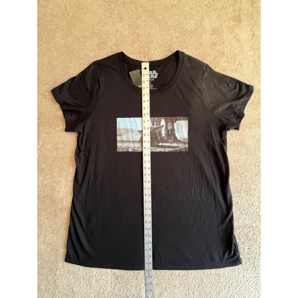 Star Wars Mandalorian Grogu Womens T-Shirt By Torrid Black Graphic Tee Size 3XL - Picture 8 of 11